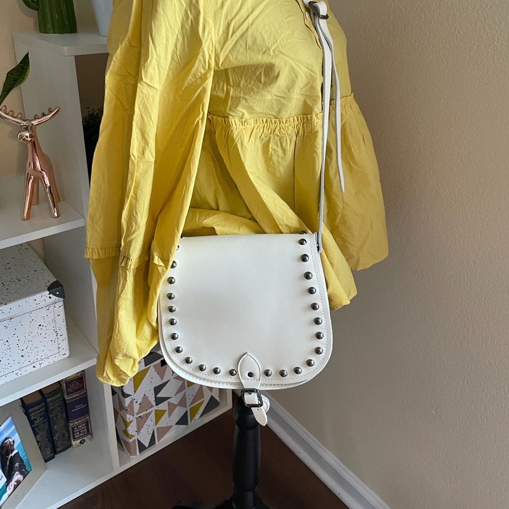 Milky White Leather Bag